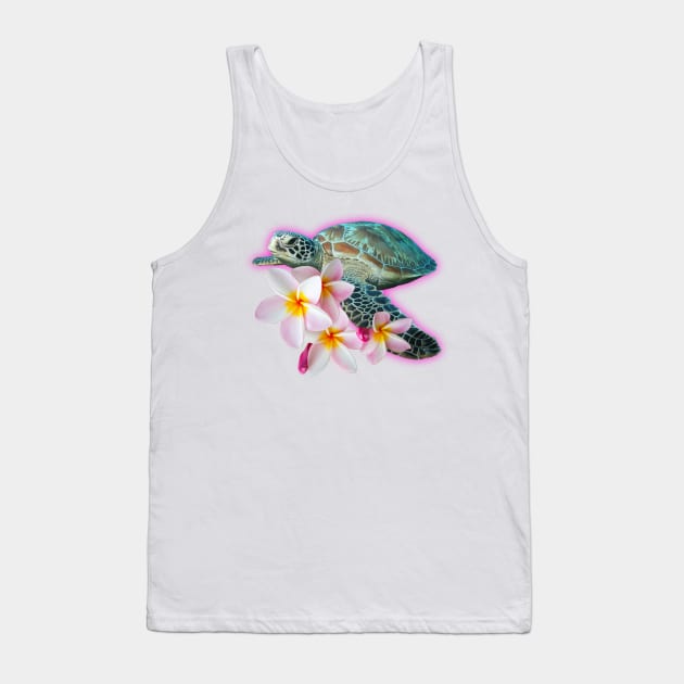 Sea turtle love Tank Top by Coreoceanart